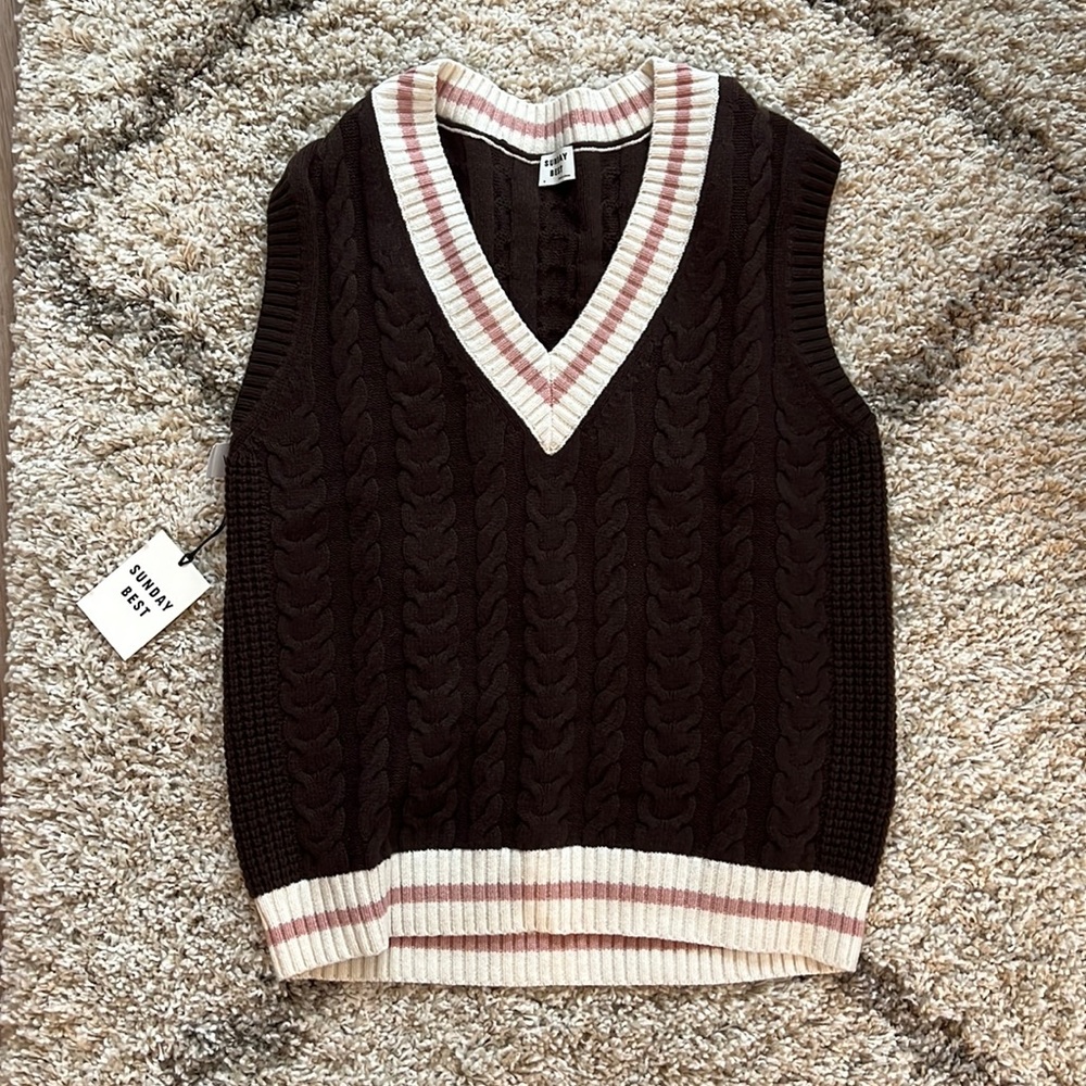 NWT aritzia sweater vest